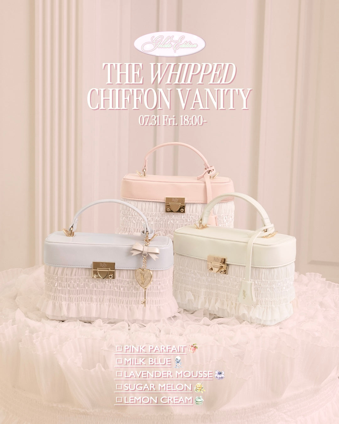 THE WHIPPED CHIFFON VANITY 【NEW COLOR】