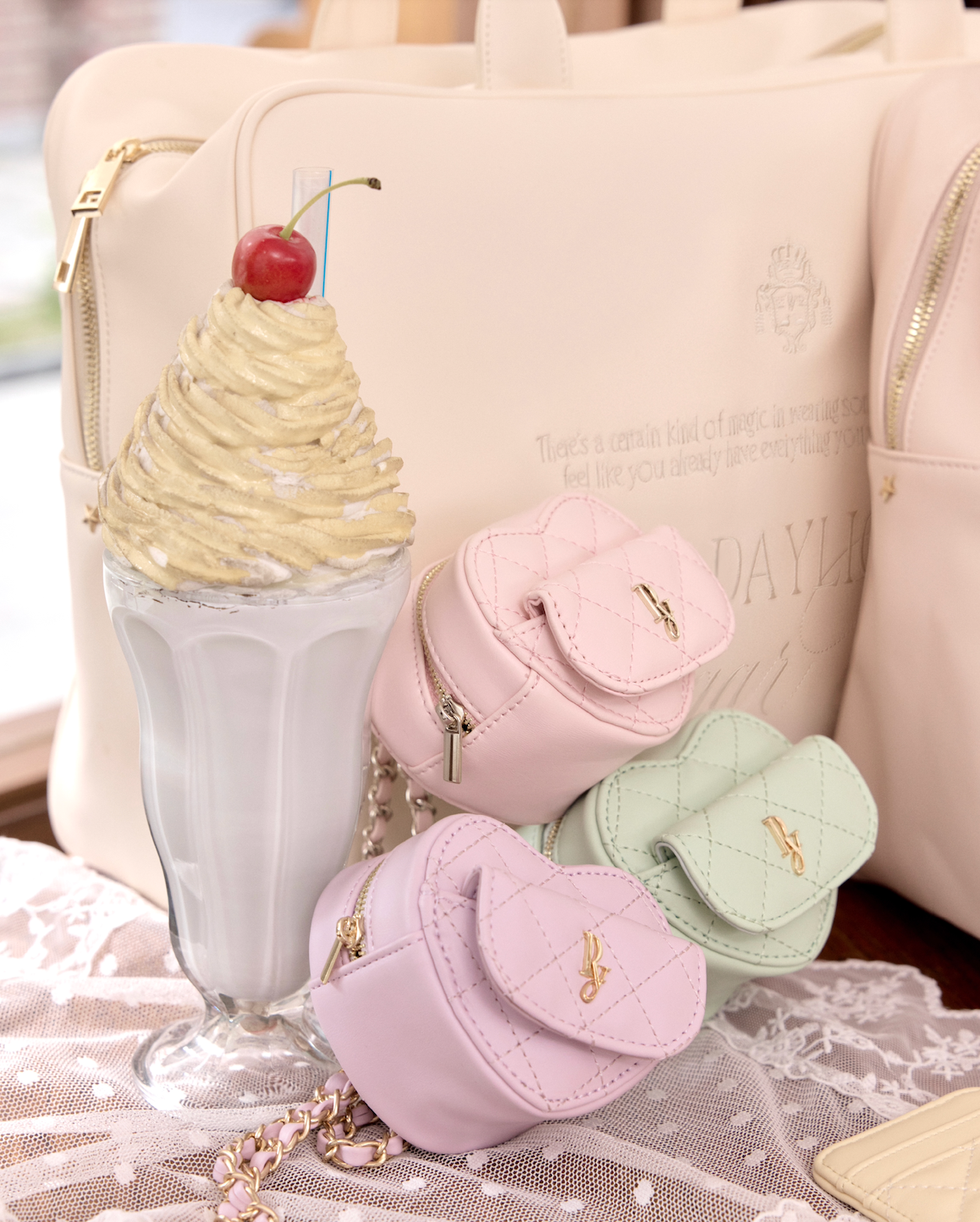 2WAY GELATO HEART BAG