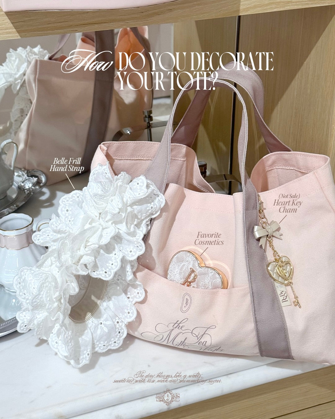 MILKTEA WALTZ TOTE BAG