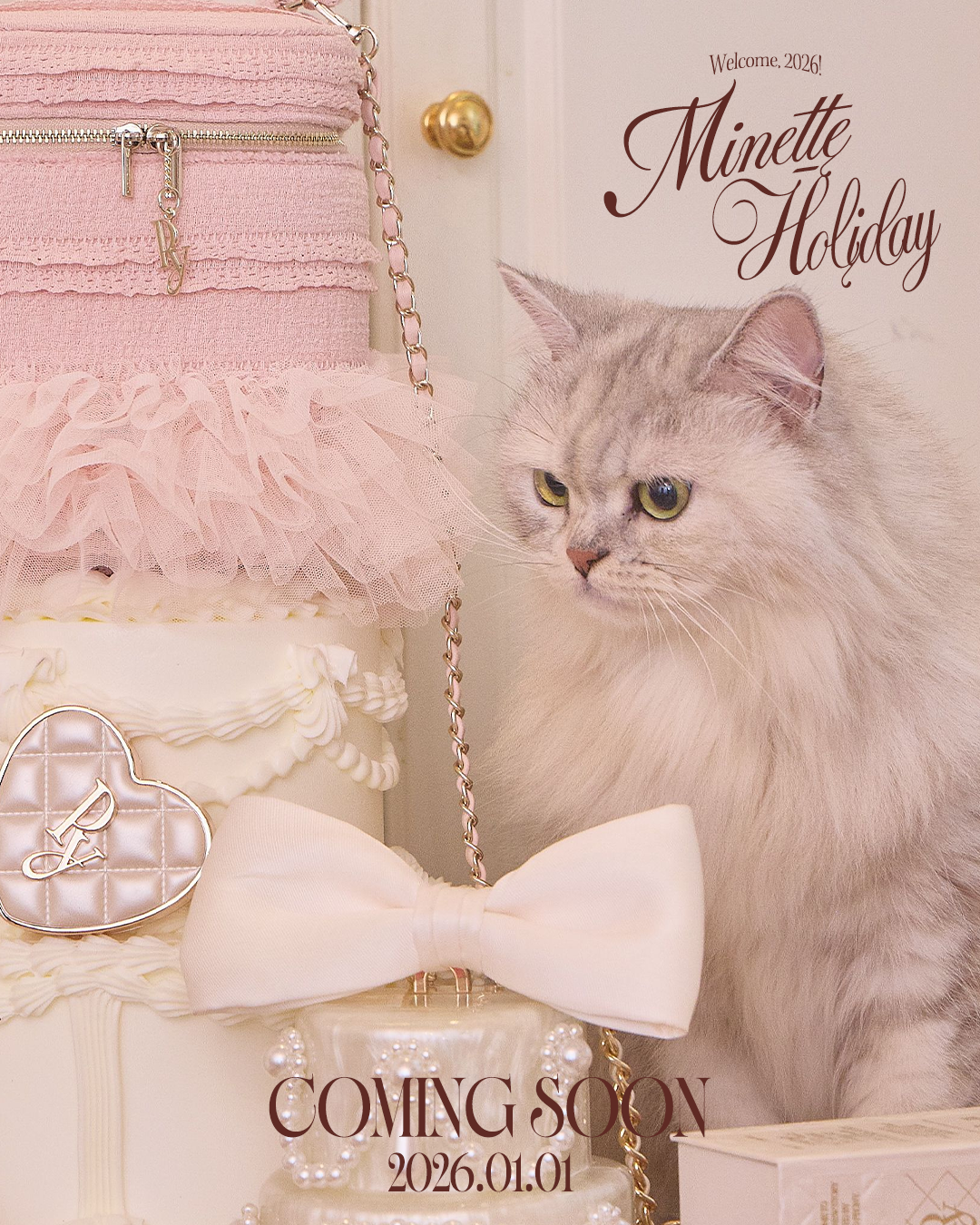 MINETTE HOLIDAY CAKE VANITY BAG【残りわずか】 MINETTE HOLIDAY CAKE VANITY BAG【残りわずか】