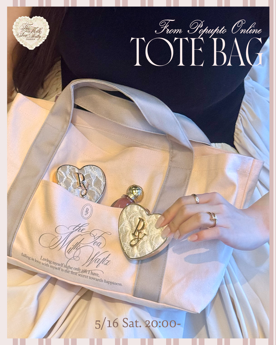 MILKTEA WALTZ TOTE BAG