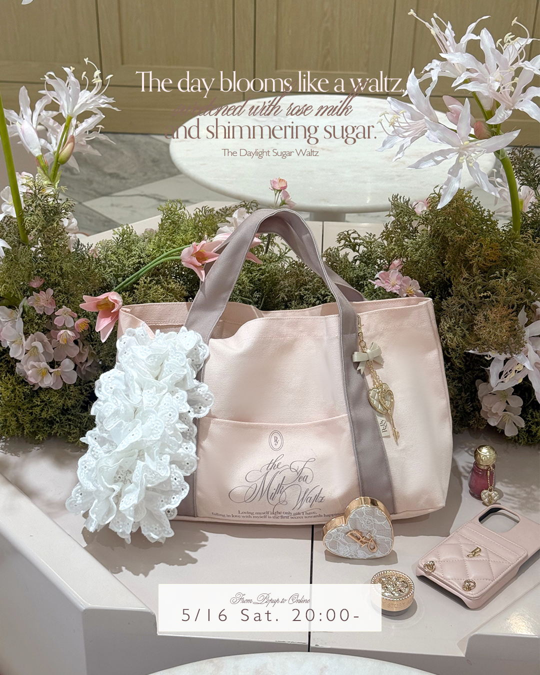 MILKTEA WALTZ TOTE BAG