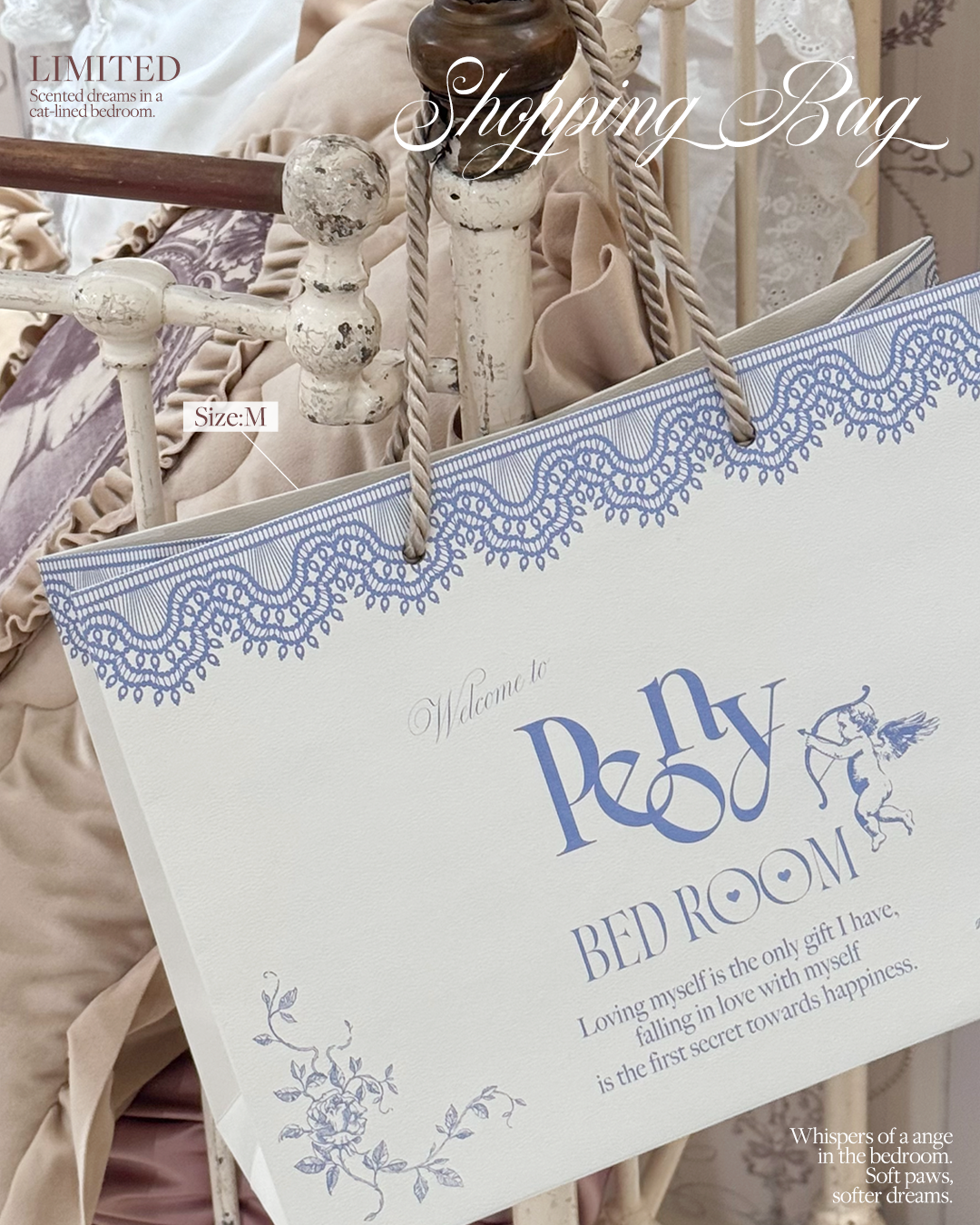 PEONY SHOPPING BAG