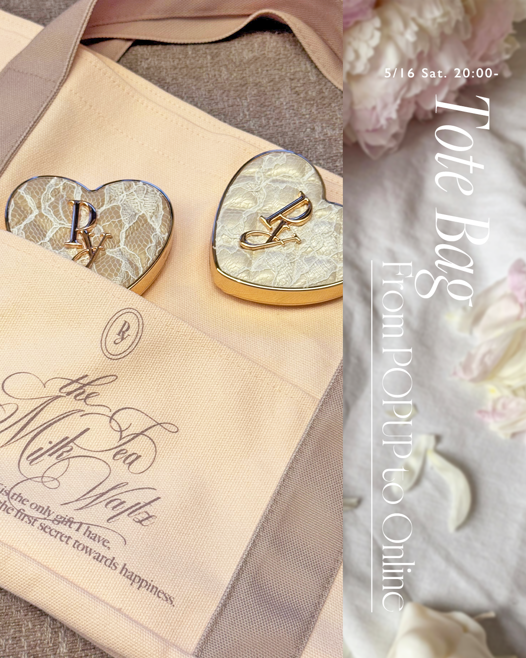 MILKTEA WALTZ TOTE BAG