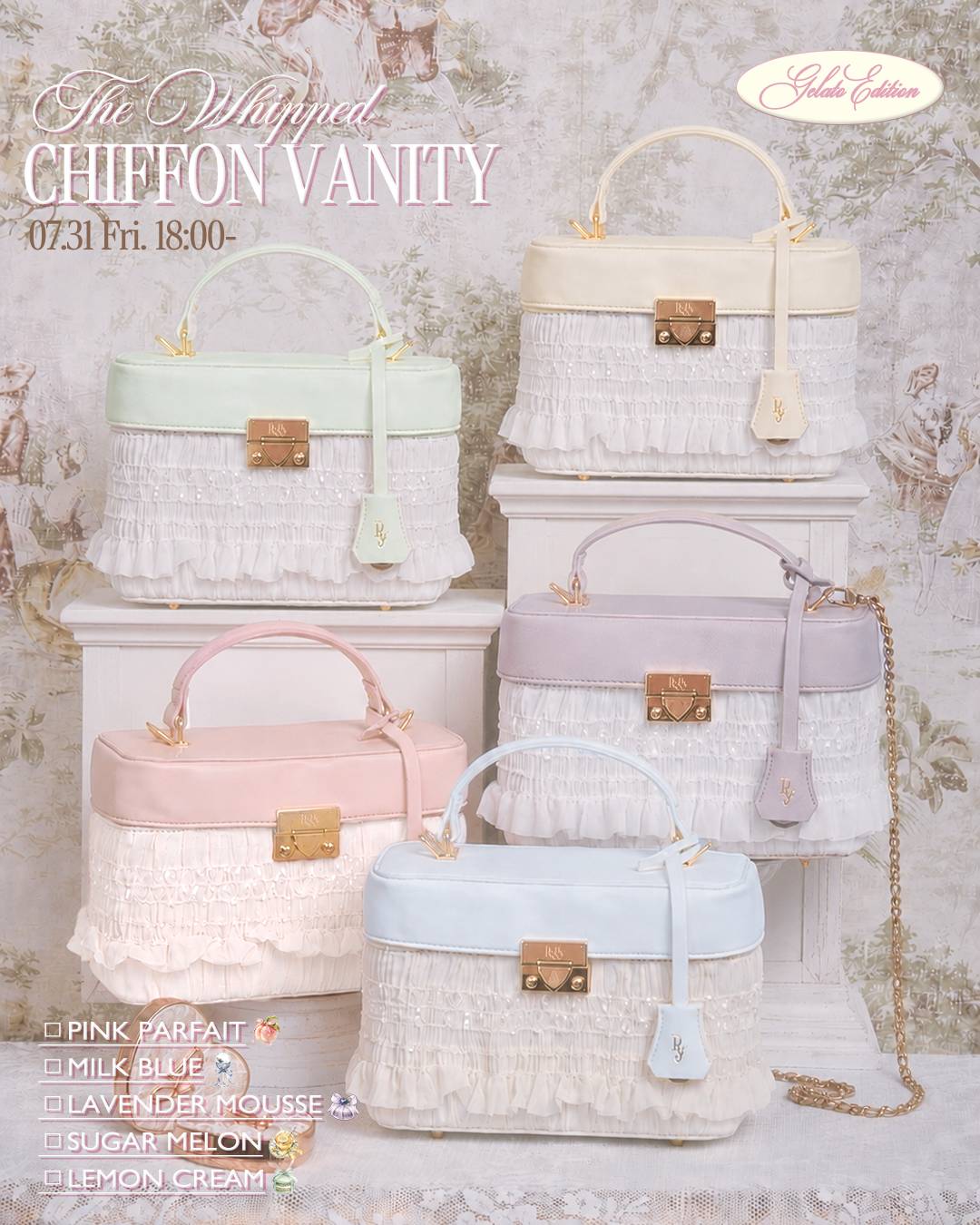 THE WHIPPED CHIFFON VANITY 【NEW COLOR】