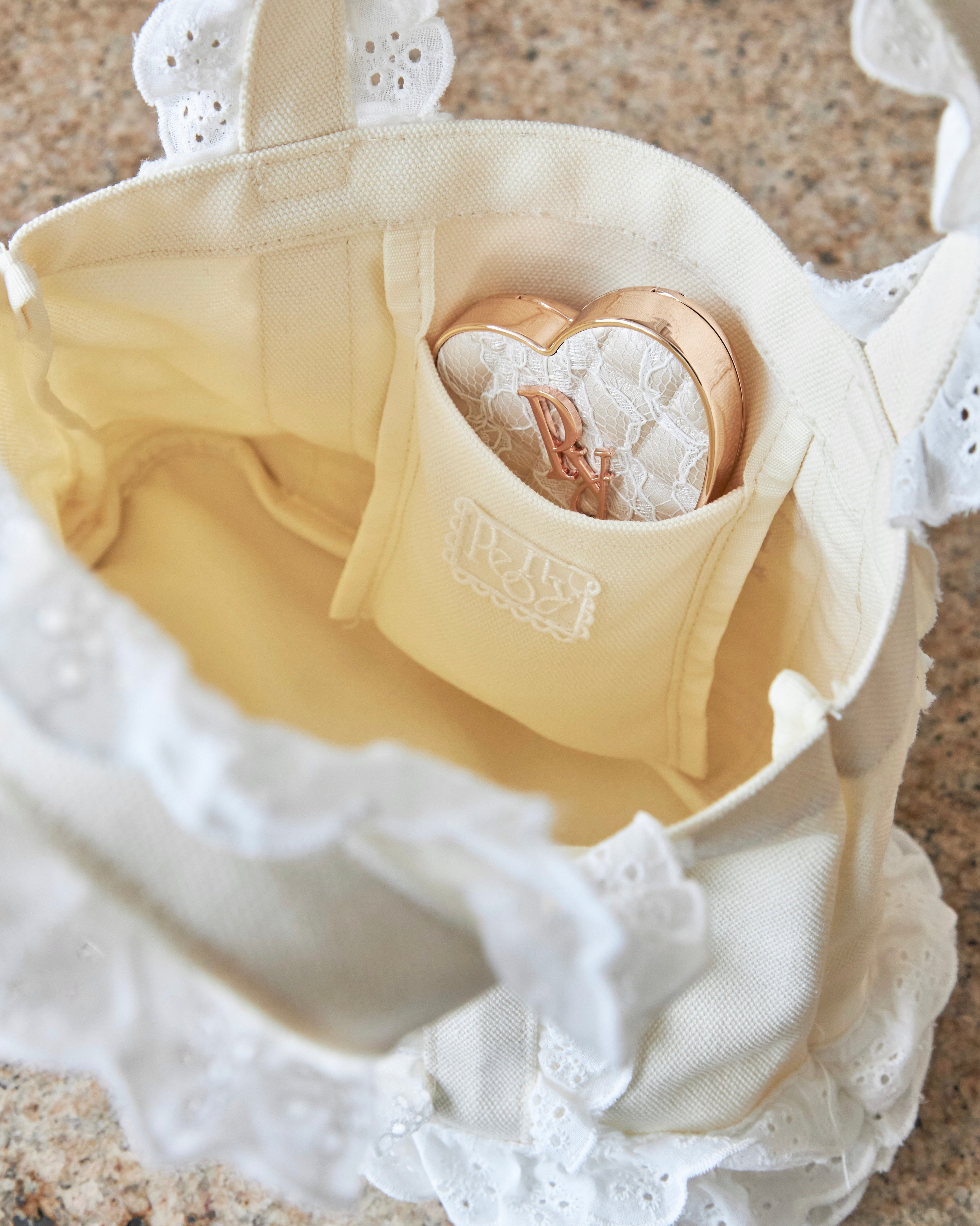 WHIPPED FRILL TOTE BAG