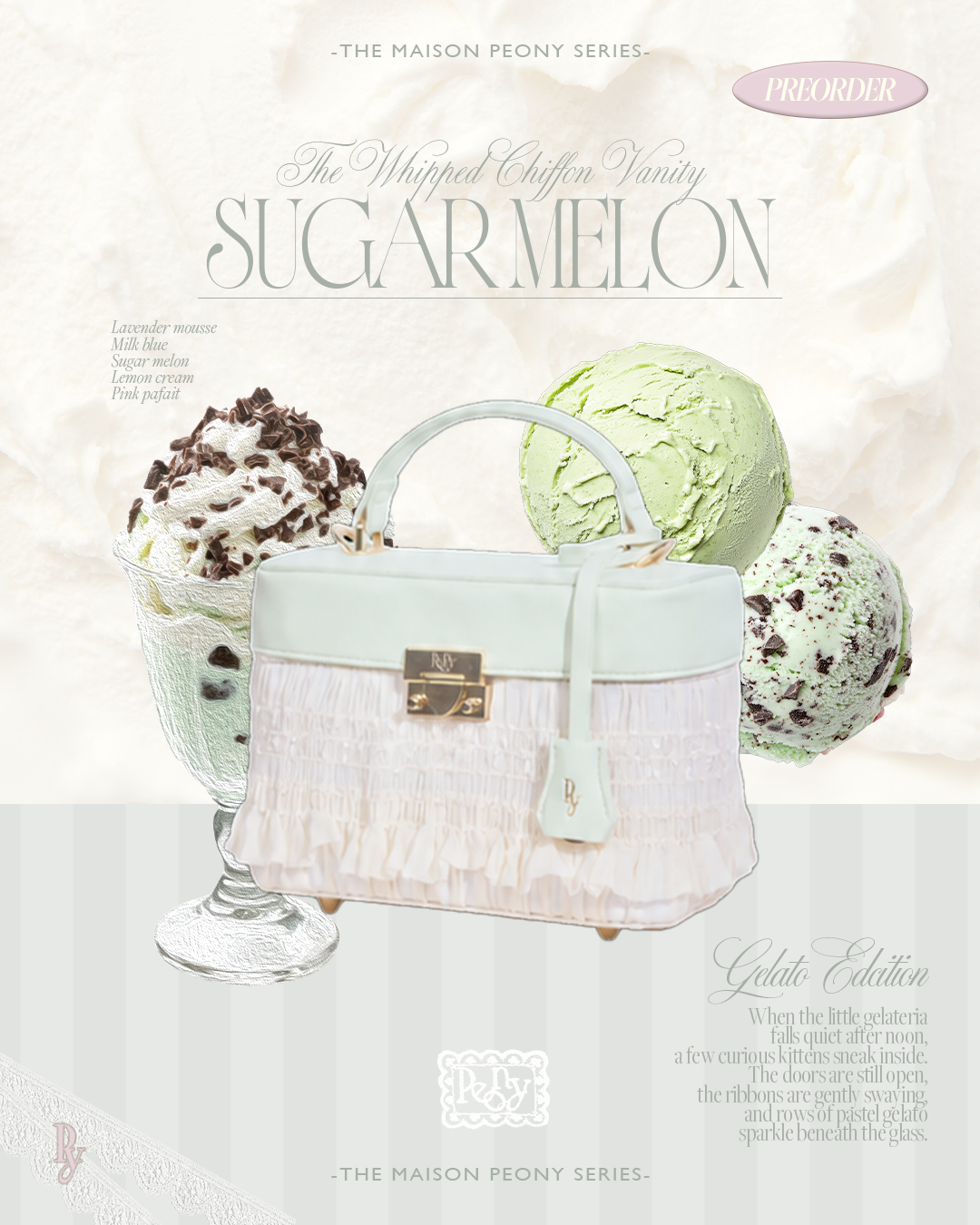 THE WHIPPED CHIFFON VANITY 【NEW COLOR】