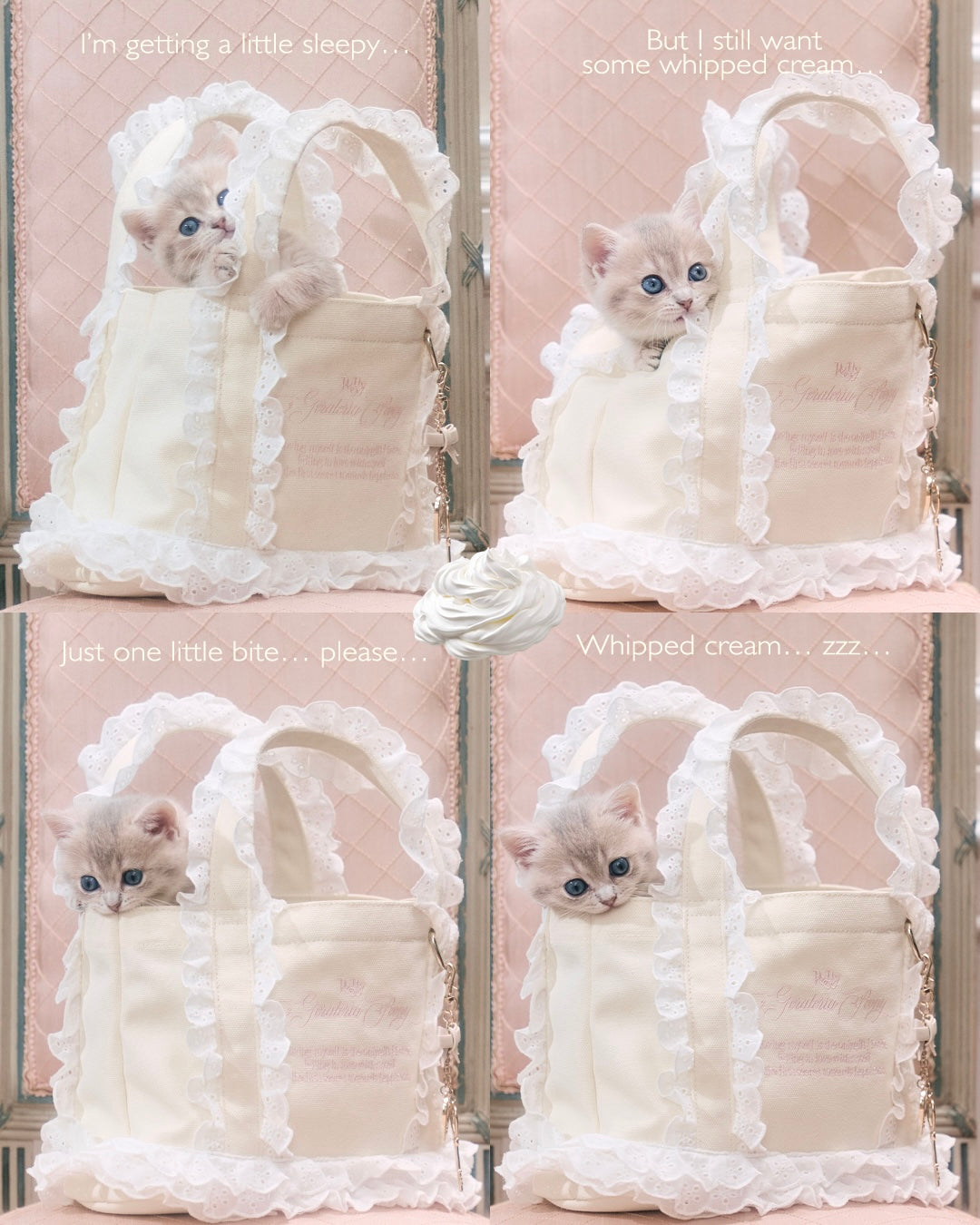 WHIPPED FRILL TOTE BAG【9/16 20:00 RESTOCK】