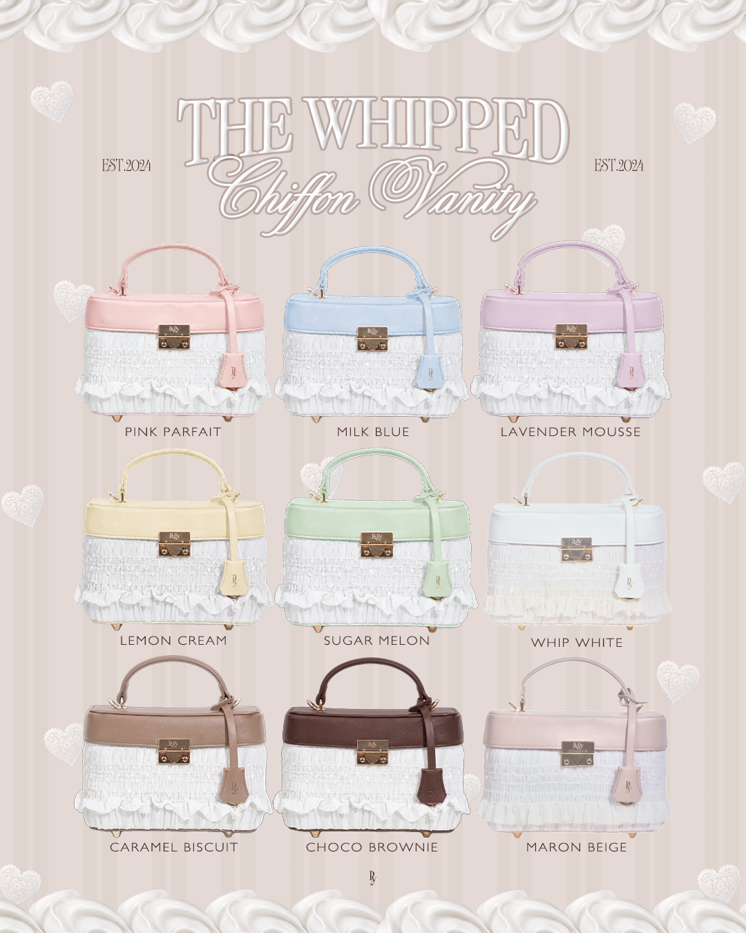 THE WHIPPED CHIFFON VANITY 【NEW COLOR】