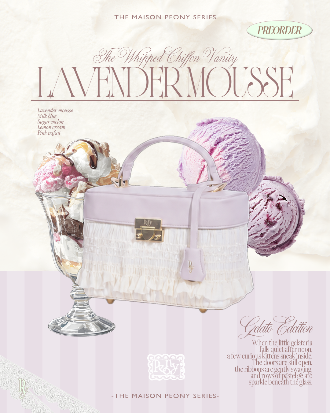 THE WHIPPED CHIFFON VANITY 【NEW COLOR】