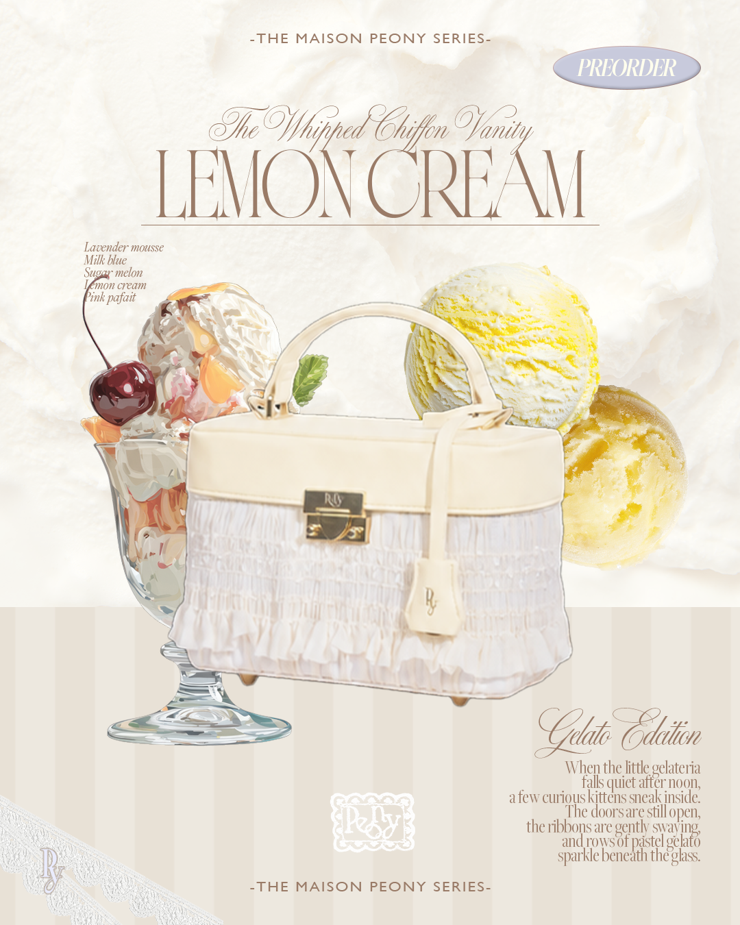 THE WHIPPED CHIFFON VANITY 【NEW COLOR】