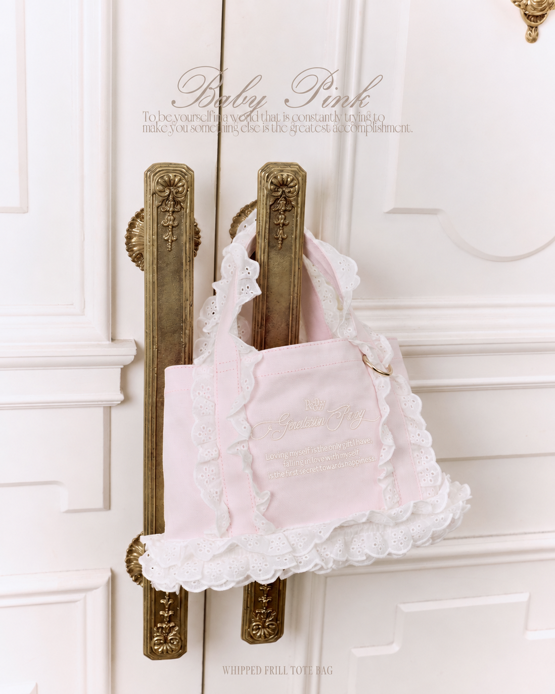 WHIPPED FRILL TOTE BAG【9/16 20:00 RESTOCK】